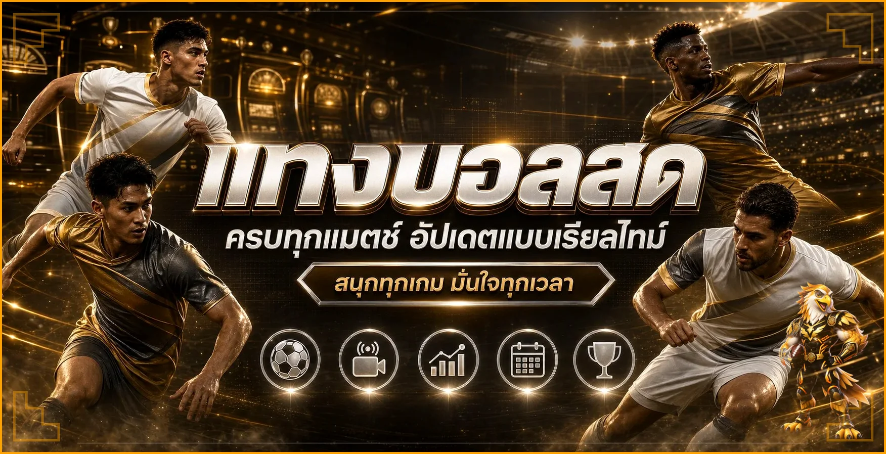 ข้อมูลบอลสด AZTECFUN กับมาสคอตนักกีฬาโทนส้มทอง